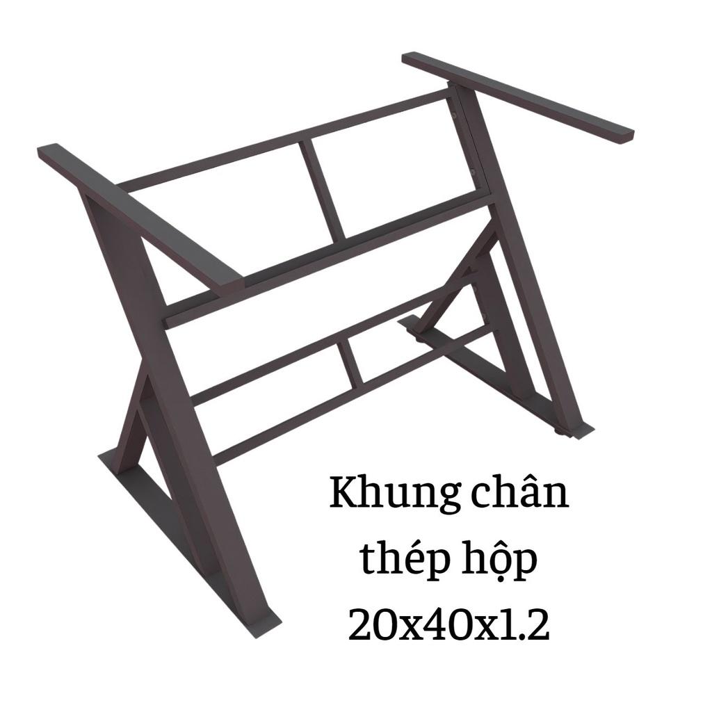 Bàn làm việc học tập hình chữ nhật, có gác chân BDO-0014