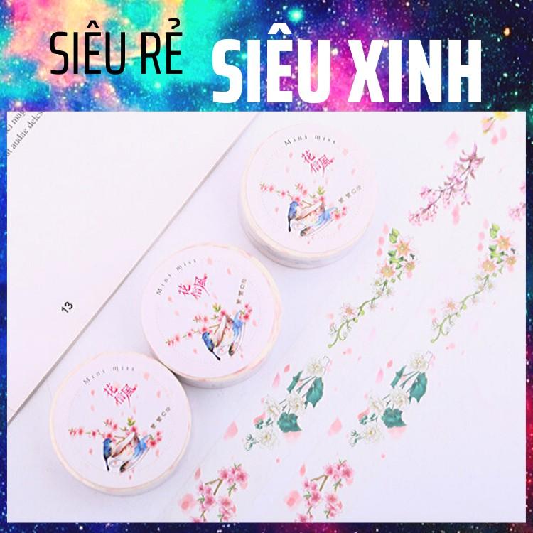 Băng keo trang trí - Washi tape mini miss ( trang trí sổ tay - sổ planner )