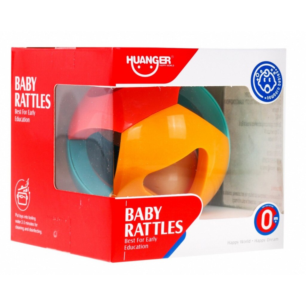 Đồ Chơi Xúc Xắc HUANGER HE0142 Baby Rattles - Bóng Xúc Xắc Cho Bé Sơ Sinh Từ 0 Tháng Tuổi