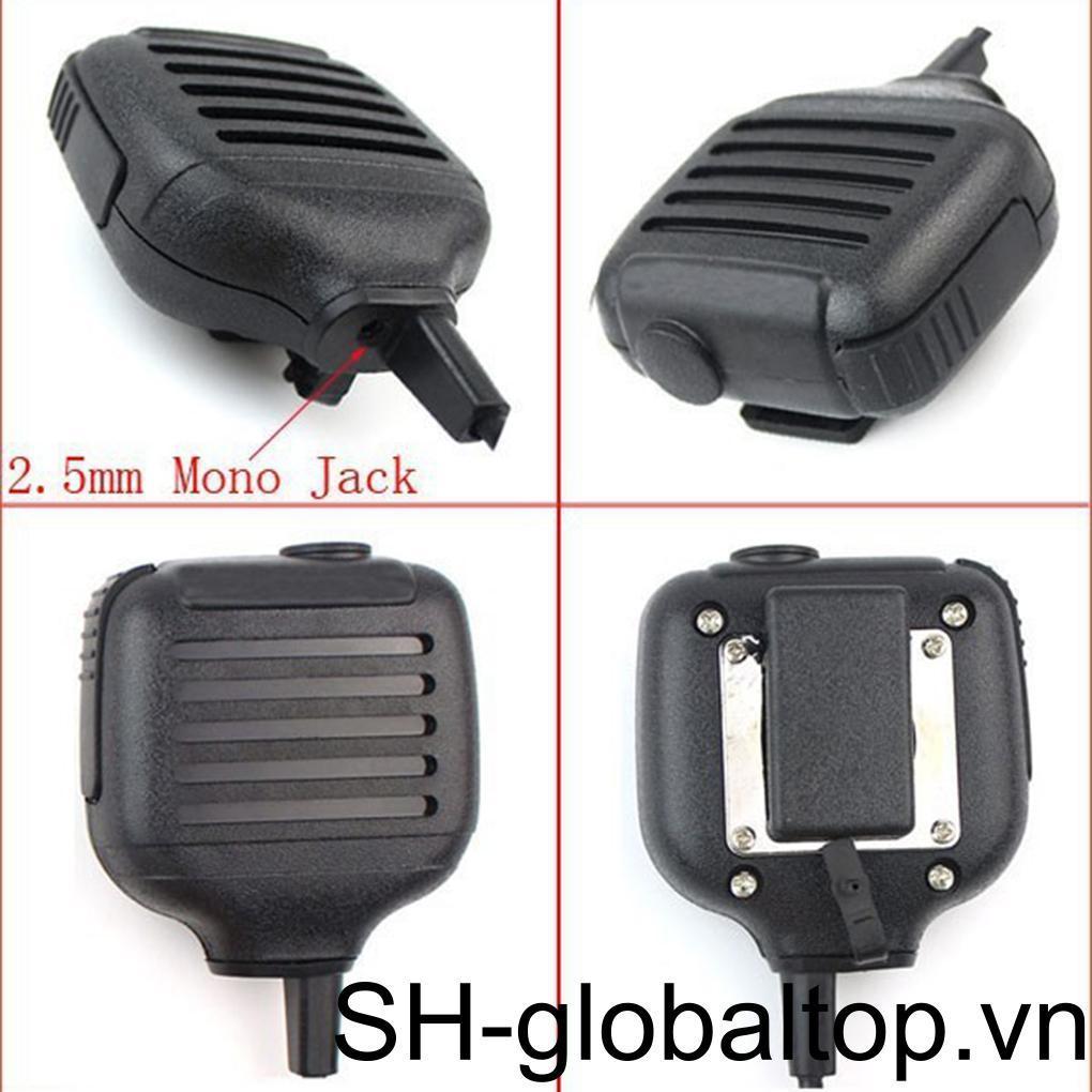 Loa Micro Màu Đen KMC-17M PTT Cho GP3688 GP88 GP300 GP2000 CT150 P040 One A8 HYT TC500