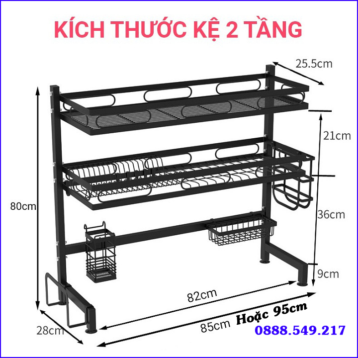 Kệ Úp Bát Đĩa 2 Tầng.Gía úp bát đĩa