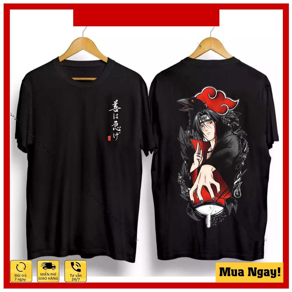 THANH LÝ Áo Anime in hình Uchiha Itachi - Áo Naruto siêu đẹp, giá rẻ nhất