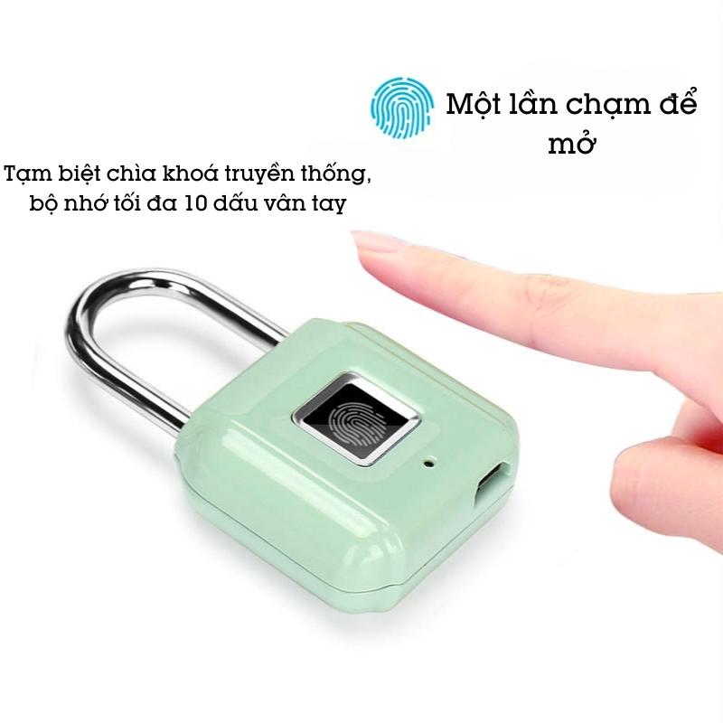 Ổ Khóa Vân Tay Vali Tủ Quần Áo Exsmith M10 Mini