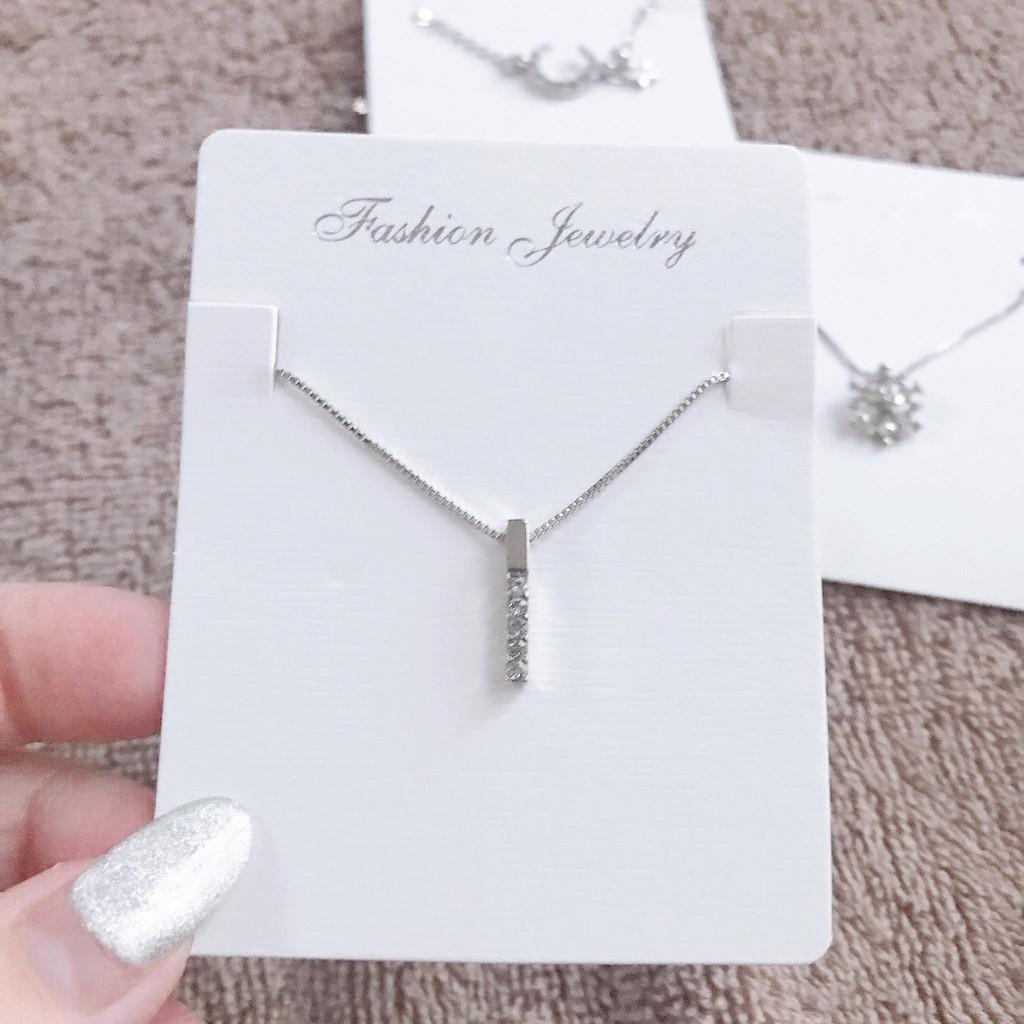 Dây chuyền nữ - Vòng cổ thanh dọc đơn ️ ƯU ĐÃI TOÀN SHOP ️ Bạc 925 sáng bền, thiết kế phù hợp mọi phong cách, sự kiện