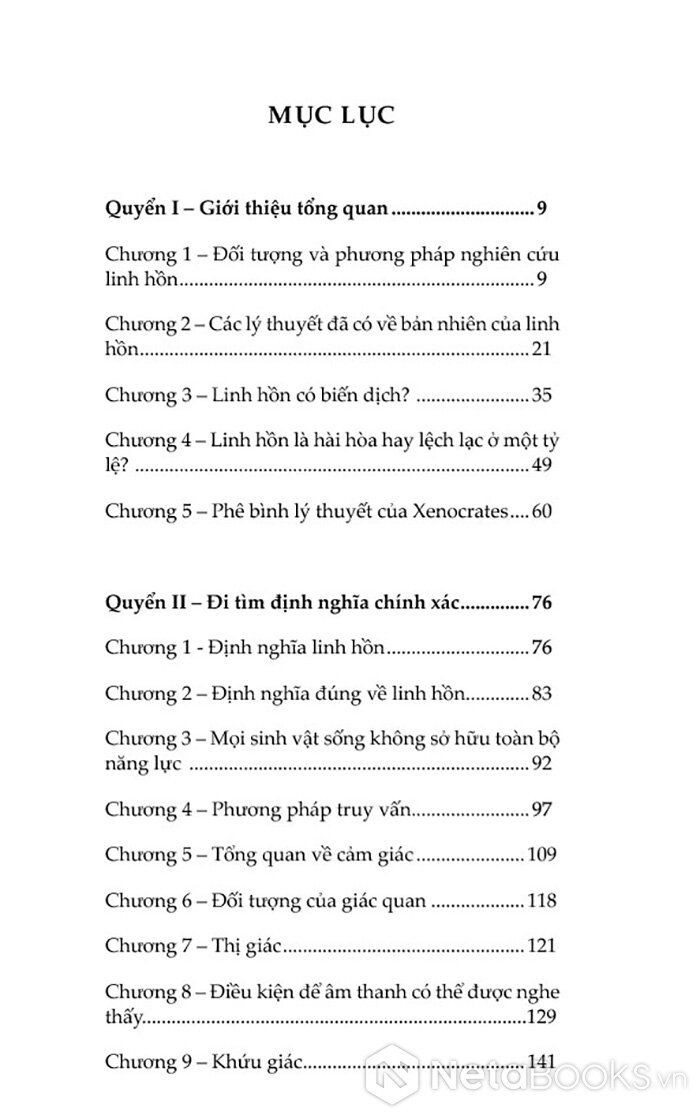 Bàn về linh hồn