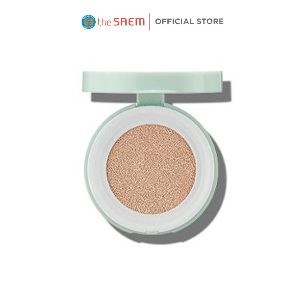 Phấn Nước Che Phủ Lỗ Chân Lông The Saem Saemmul Perfect Pore Cushion 02 Natural Beige (12g)