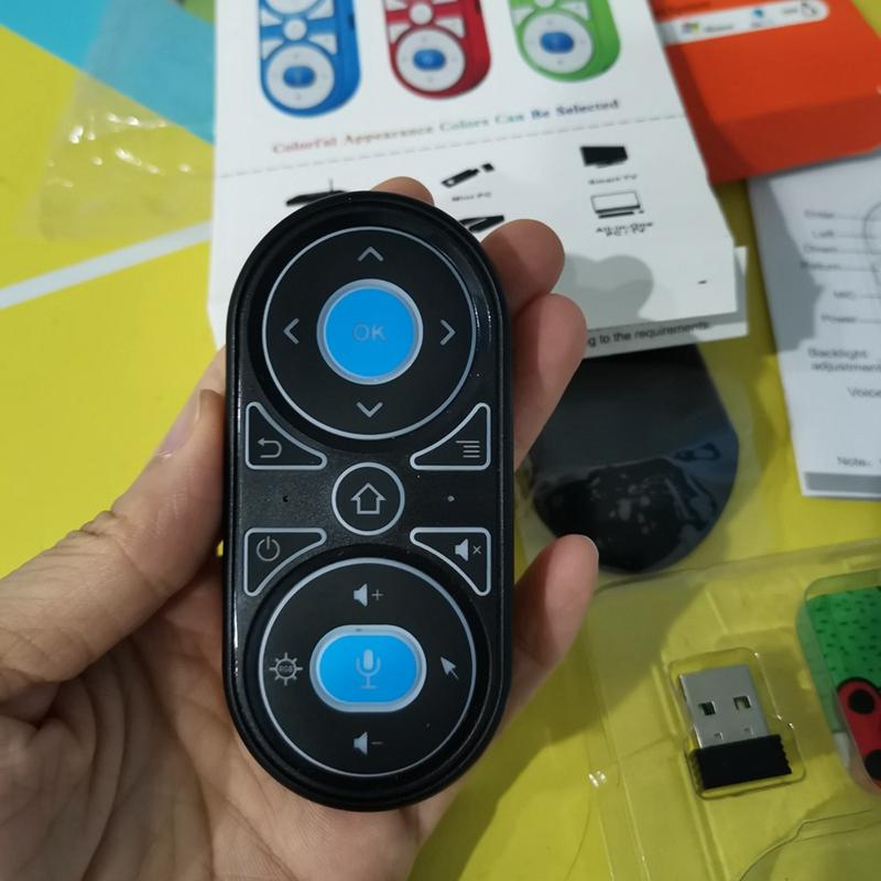 G11 Chuột Cho Google Voice RGB Backlit Con Quay Hồi Chuyển 2.4G Không Dây Sạc Điều Khiển Từ Xa Có Hồng Ngoại Học Tập