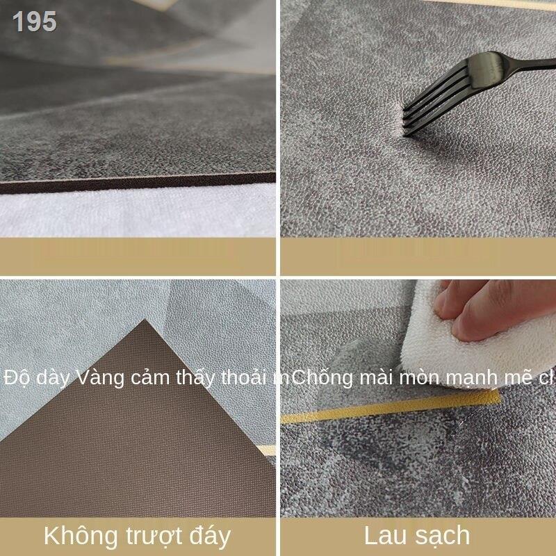 Thảm nhà bếp, chống thấm dầu và thấm, nước, bụi bẩn ở cửa, lót chân trượt dải dài sang trọng ánh sáng Nordic