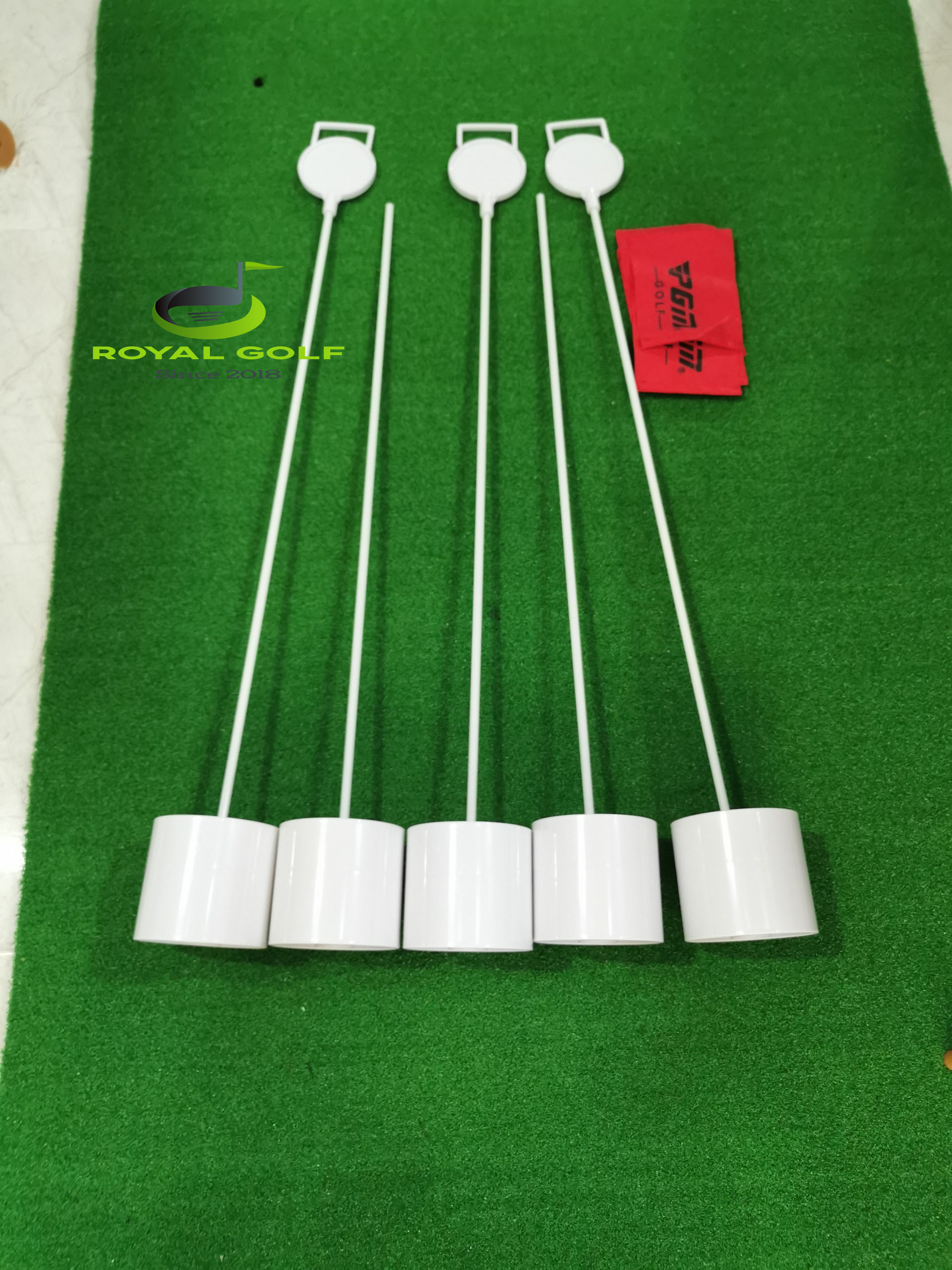 Combo lỗ Golf và cột cờ nhựa