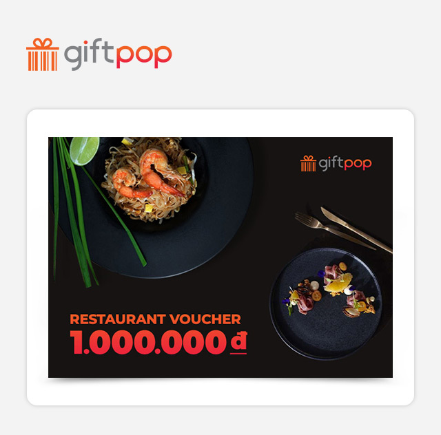 Giftpop - Phiếu Quà Tặng Ẩm Thực 1000k