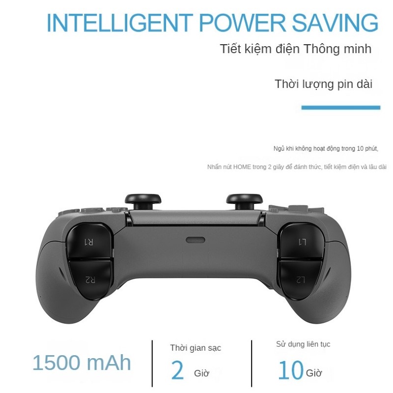 Gamepad Không dây Bluetooth PS5 Black cho máy tính - điện thoại - máy game - Pin Sạc TypeC