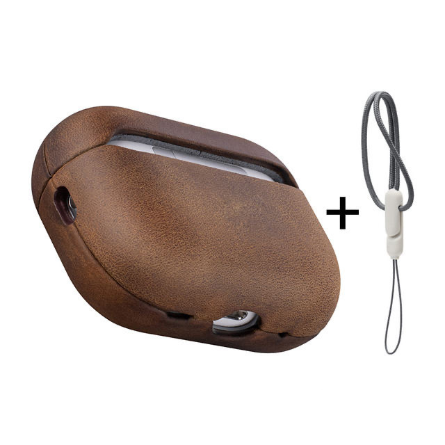 Bao Case Hybrid Da Thật Cao Cấp cho Airpods Pro 3 - Hàng Chính Hãng