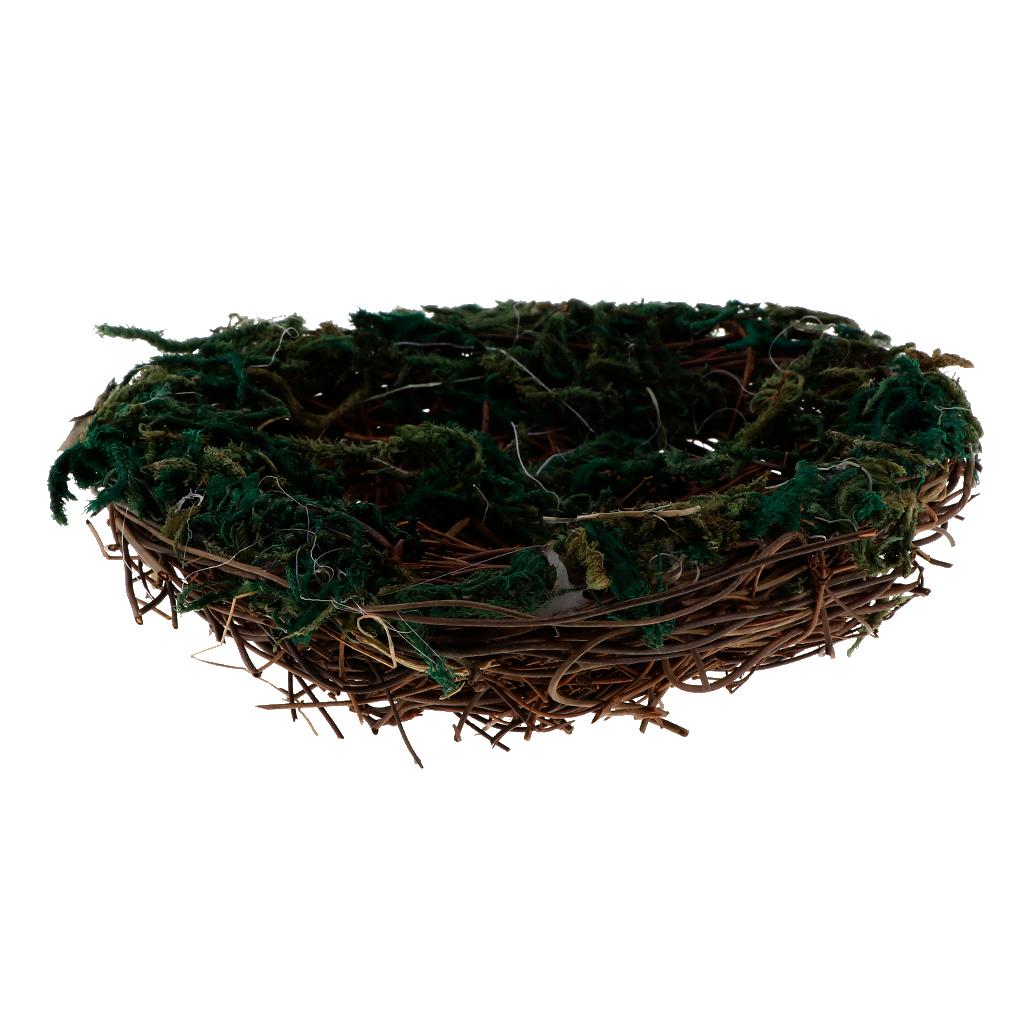 Bird Nest Handmade Vine Rattan Bed Nature for Parrots Cockatiel A:12cm