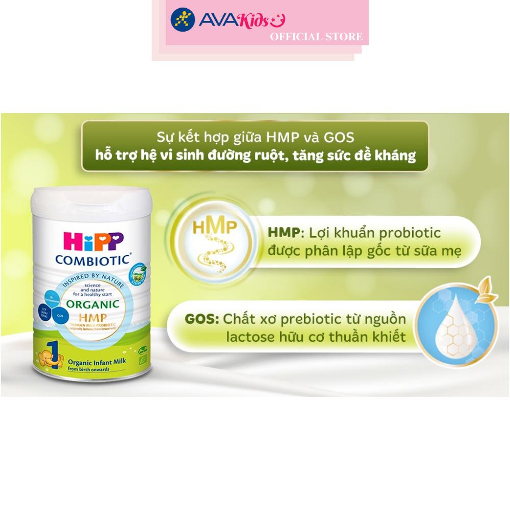 Sữa bột HiPP Organic Combiotic số 1 800g (0 - 6 tháng)