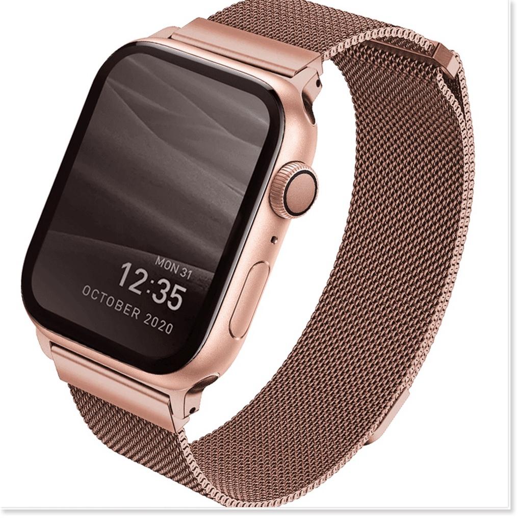 Dây đồng hồ thép không gỉ dành cho Apple Watch UNIQ DANTE Mesh Steel Strap - Hàng chính hãng