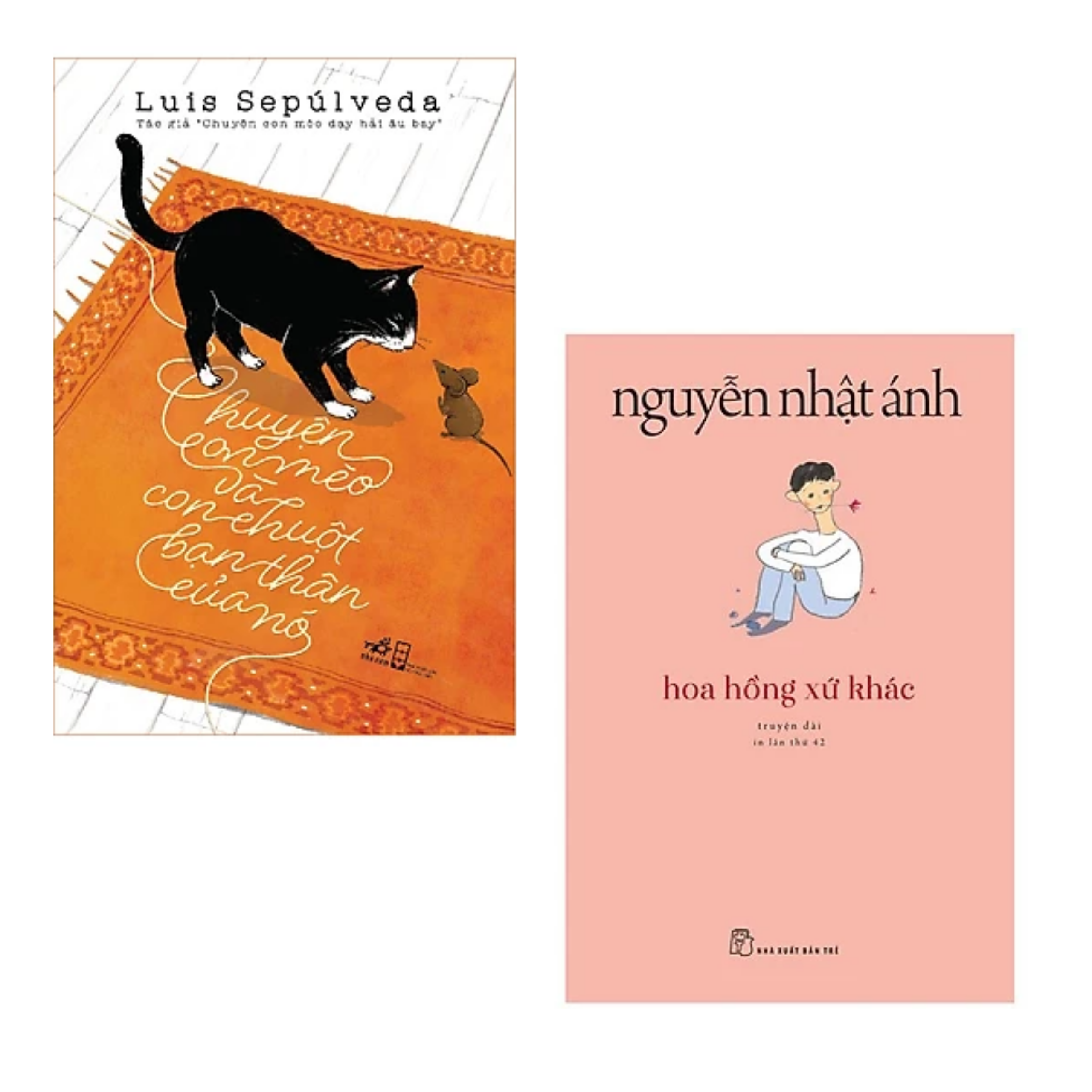 Combo 2 cuốn Truyện Dài : Chuyện Con Mèo Và Con Chuột Bạn Thân Của Nó  (Tái Bản) +  Hoa Hồng Xứ Khác ( Bìa 2022)