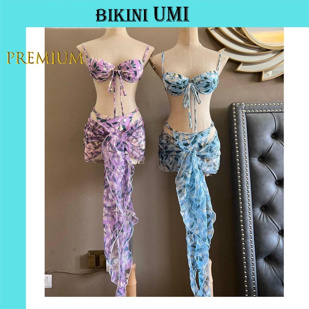 BIKINI 2 MẢNH KÈM KHĂN CHOÀNG CAO CẤP