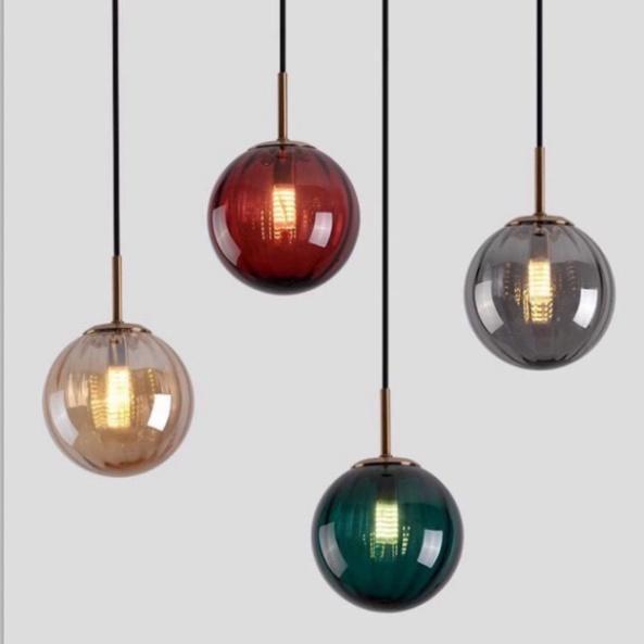 Đèn thả thuỷ tinh fi 15cm DT HQ