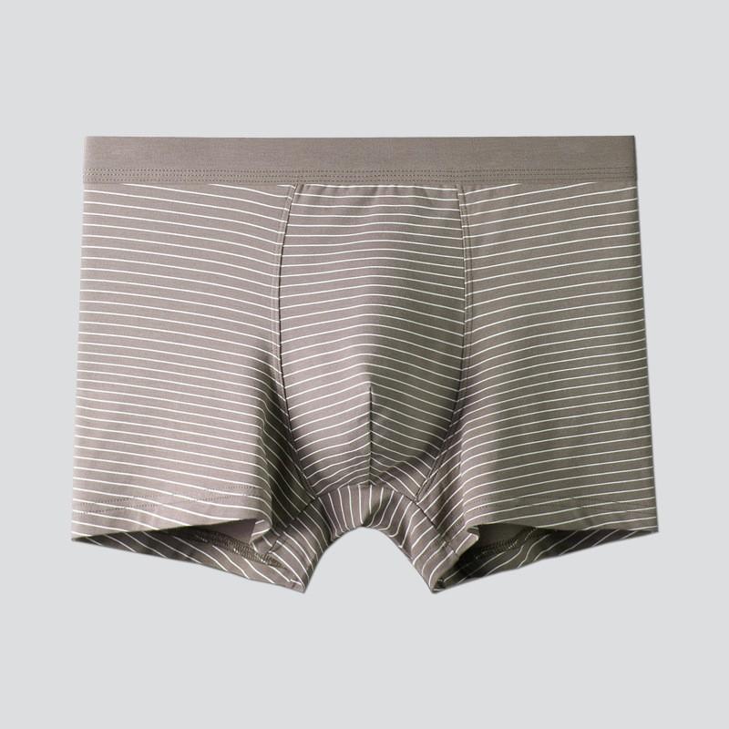 Sịp Đùi- Quần Lót Nam Boxer Sọc Ngang Cotton Siêu Mềm Form To Thoáng Khí K458