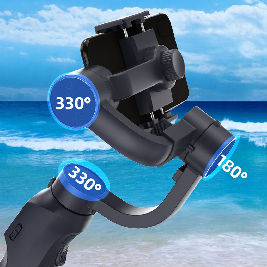 Gậy Chống Rung Cho Điện Thoại Stabilizer DualPower Tech 3-Axis Gimbal F10 Pro