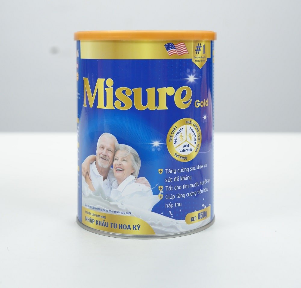 MISURE Hộp Đêm 850g - Sữa Non Ngủ Ngon Misure 850G - Hỗ trợ cải thiện giấc ngủ ,bổ sung dinh dưỡng