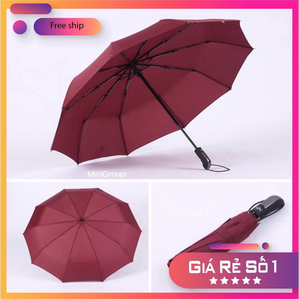 Ô Dù 10 Nan Size Lớn Đóng Mở Tự Động Bằng Nút Bấm Chống Tia UV - Dù Bấm Vải Dù Cao Cấp Hàng Xuất Nhật