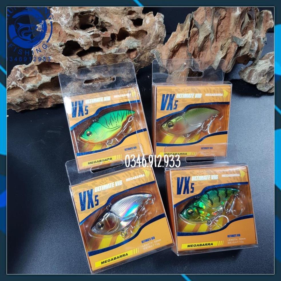 Mồi câu Lure MEGABARRA V5 VX5 Đồ Câu Lure _ Mồi Chuyên Lure Chẽm,Nhồng,Hồng,Măng,...