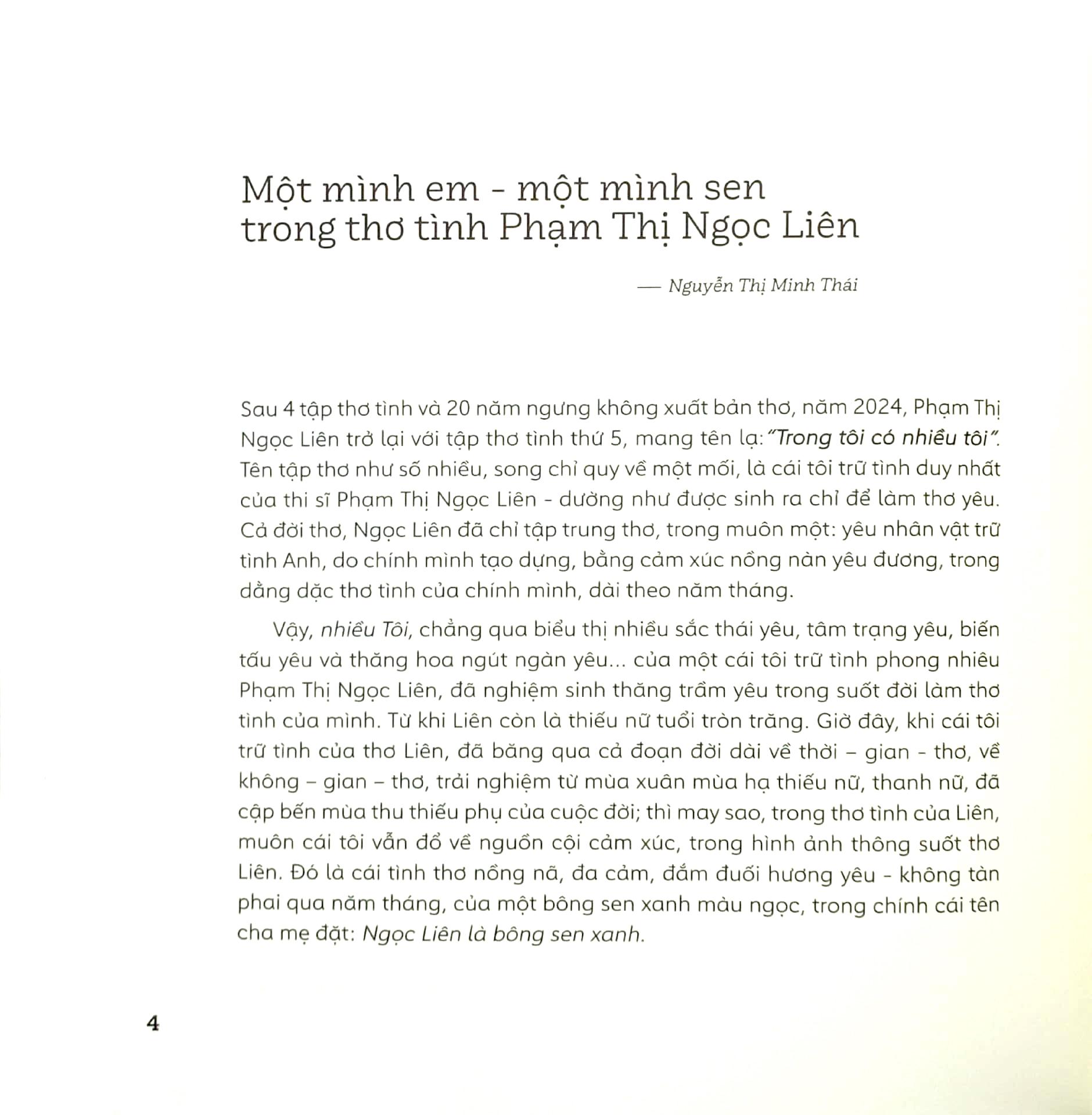 Trong Tôi Có Nhiều Tôi - Thơ Tuyển