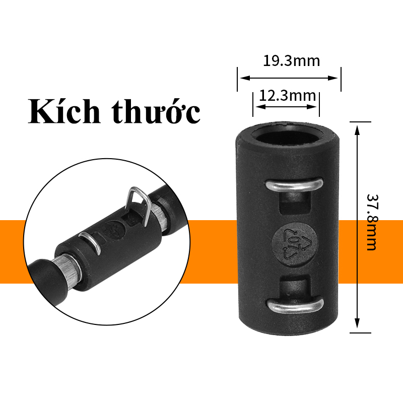 Dây Rửa Xe Dành Cho Máy Rửa Xe Gia Đình Yili Hàng Chính Hãng, Dây Xịt Áp Lực Rửa Xe Đầu Gài Nhanh, Dây Thay Thế