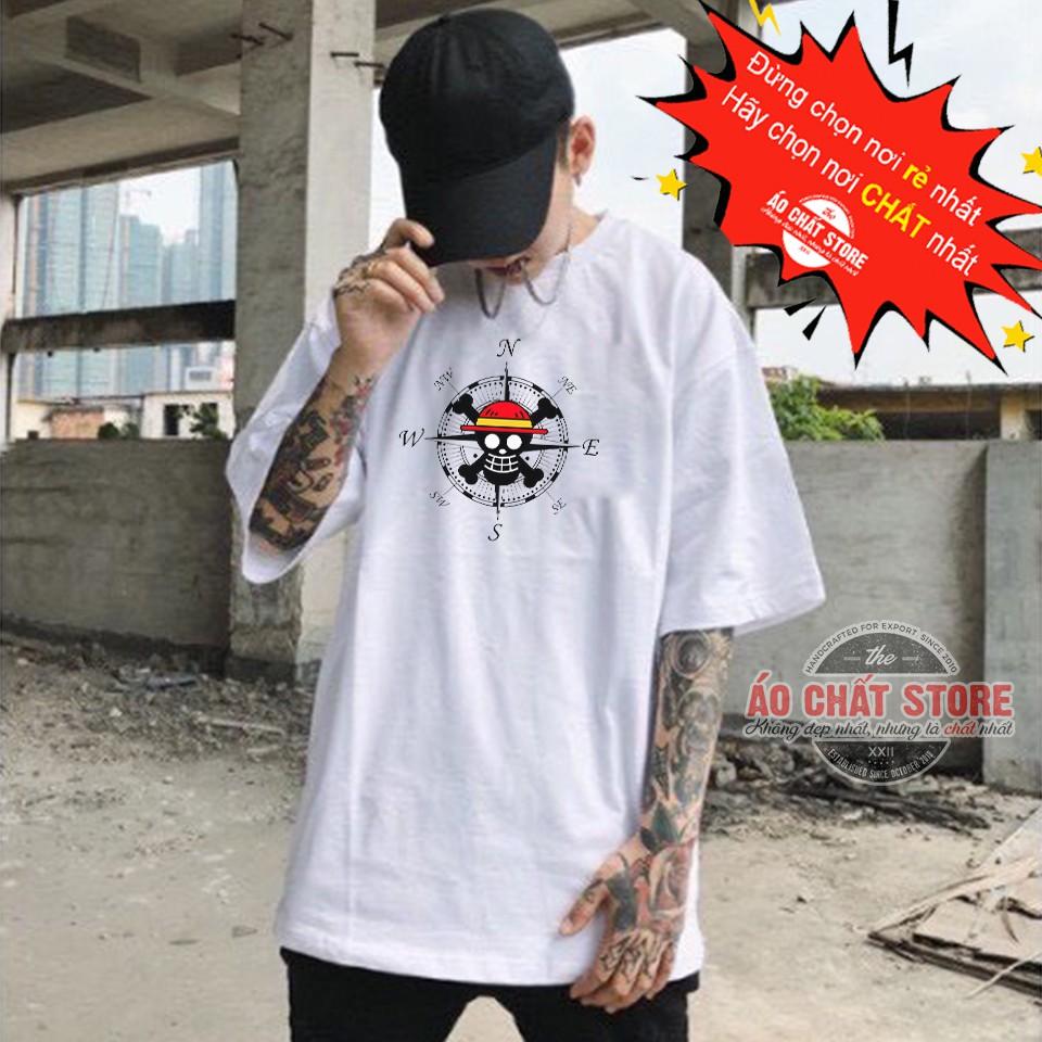 Áo Tay Lỡ Unisex Anime Cực Đẹp | Áo Phông Rộng Oversize Luffy WE GO Cao Cấp