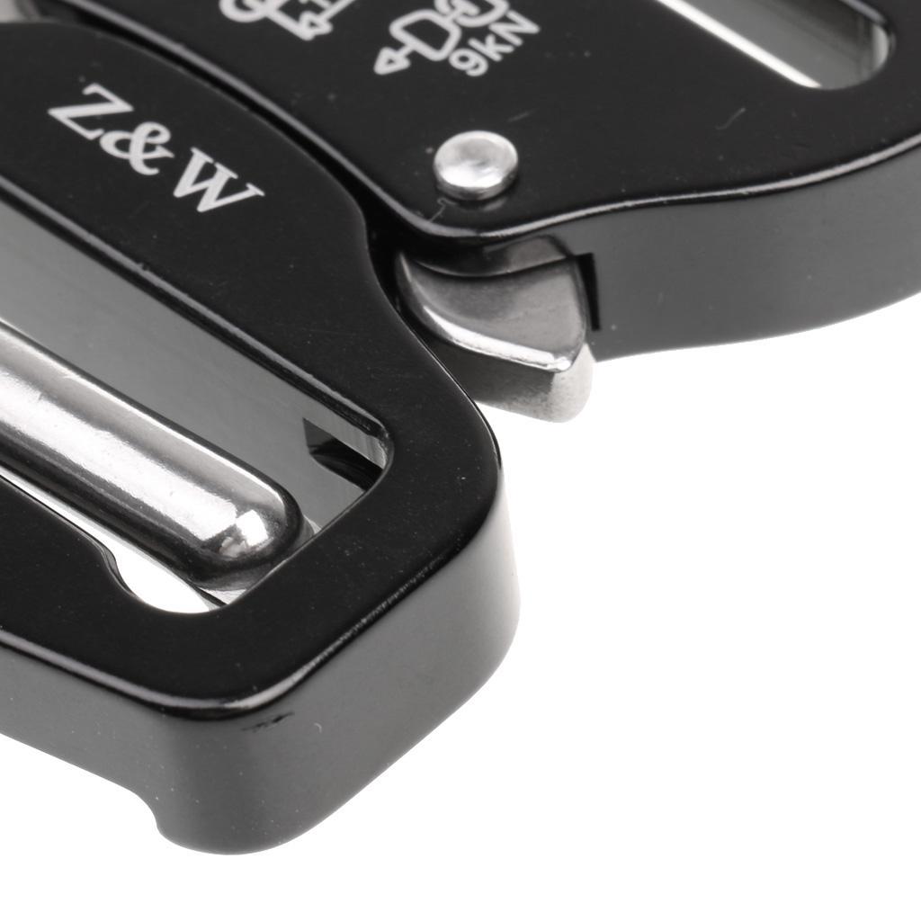 Outdoor Hunting Quick Release Belt Buckle for 1.75'' Belt Webbing Black