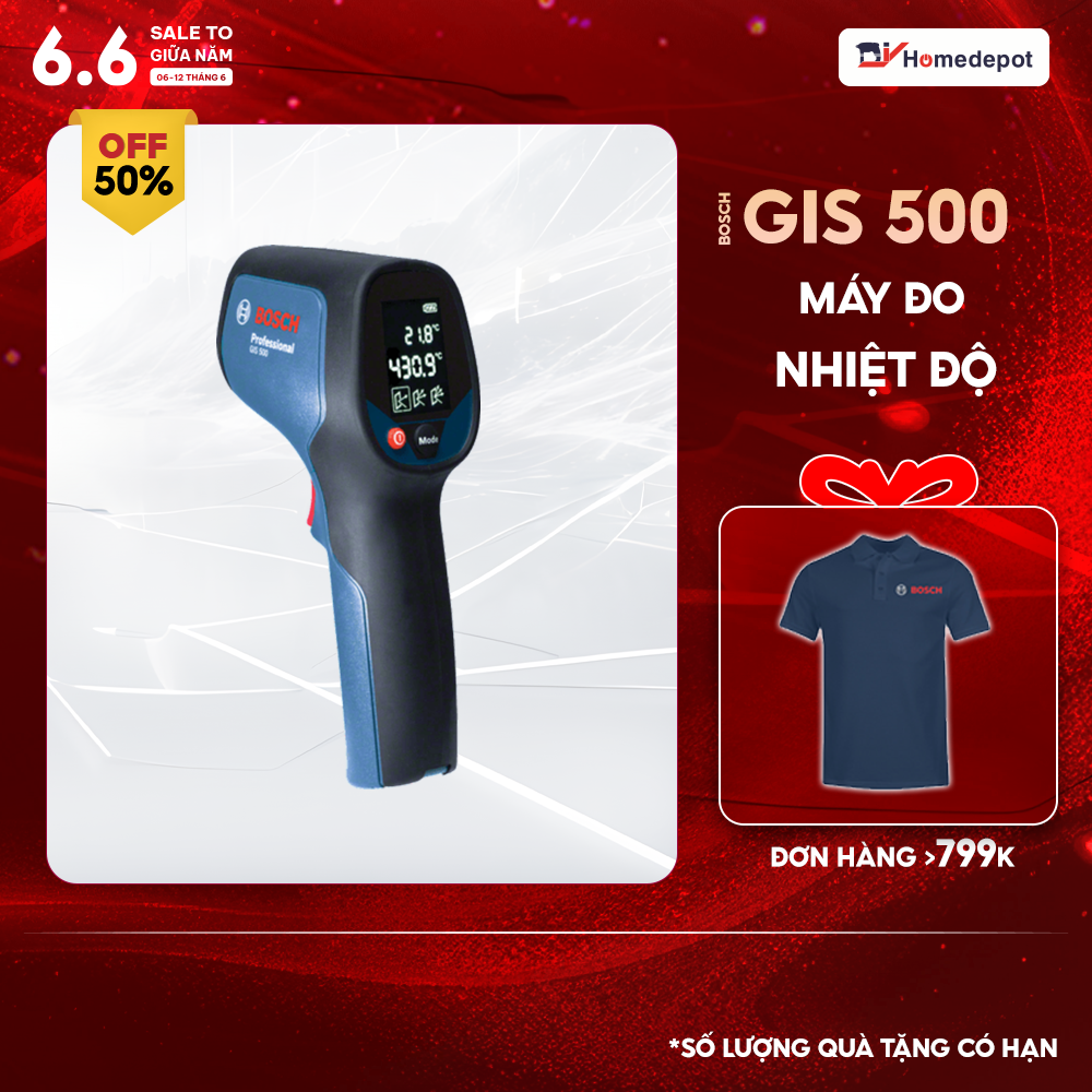 Máy Đo Nhiệt Độ Bosch Gis 500