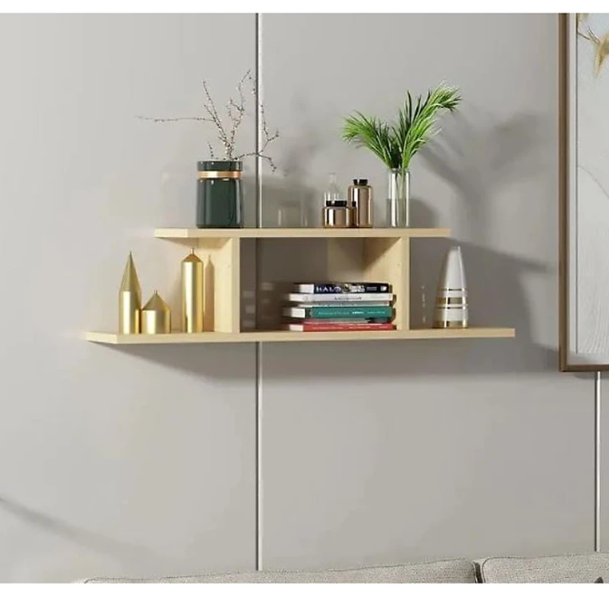 Kệ Gỗ Trang Trí Treo Tường Tundo CTKT510 KT 90 x 25 x 20cm