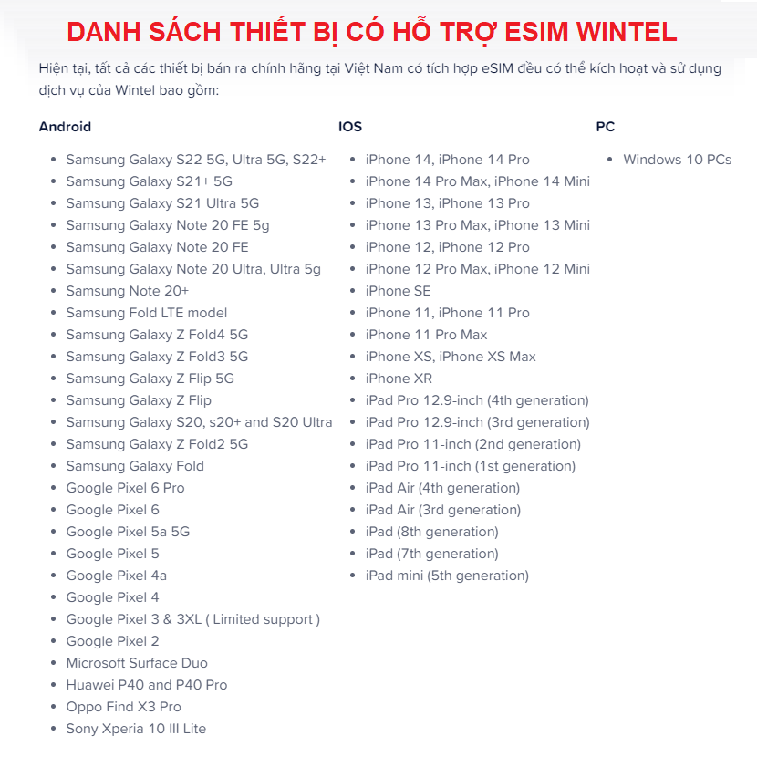 eSIM WINTEL WIN60 - Max Data 4G Tốc Độ Cao KHÔNG GIỚI HẠN - Quét Mã QR eSIM Để Sử Dụng Ngay. Dùng Sóng VinaPhone Trên Toàn Quốc - Giá Cước Chỉ 60K/Tháng - Hàng Chính Hãng