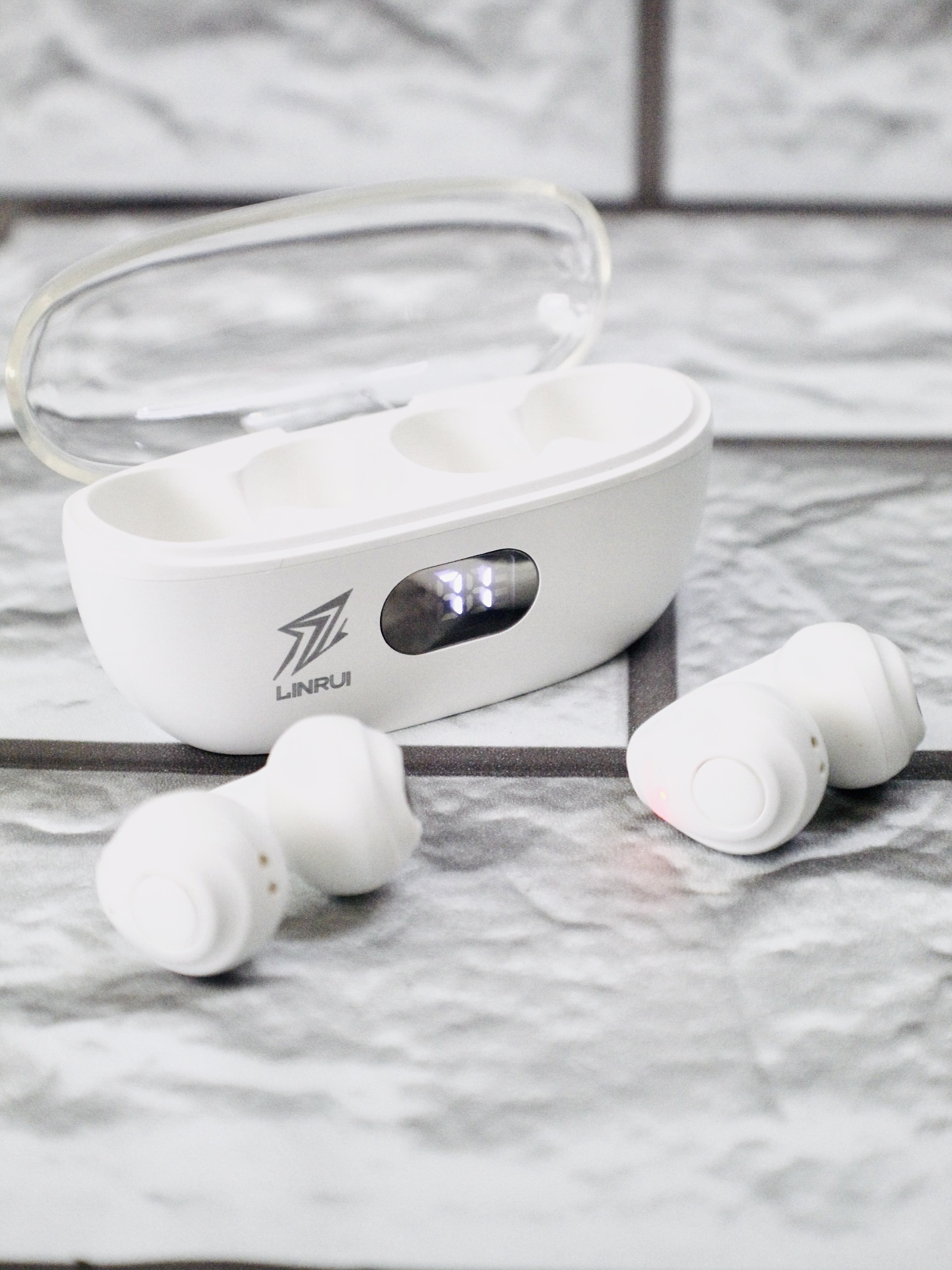 Tai Nghe Bluetooth Kẹp Tai Thể Thao Linrui GT350 Nhỏ Gọn, Bass Hay - Hàng Chính Hãng