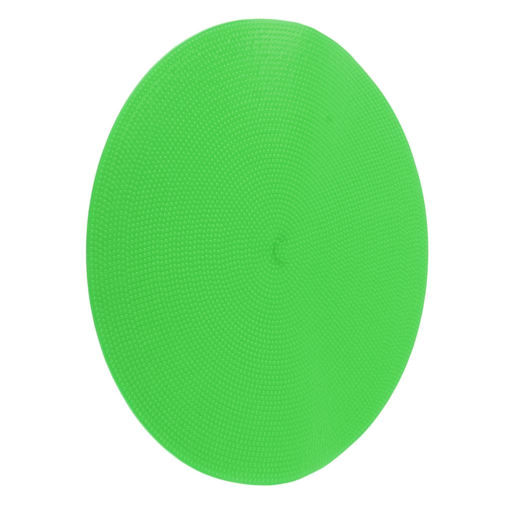 10PCS Classroom Sitting Carpet Basketball Landmark Spot Marker Green&Blue