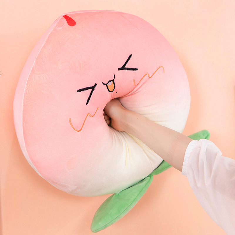 Gối Ôm Trái Đào, Quả Đào Dễ Thương Siêu Mềm Mịn Thú Bông Trái Đào Đáng Yêu, Quả Đào Siêu Cute