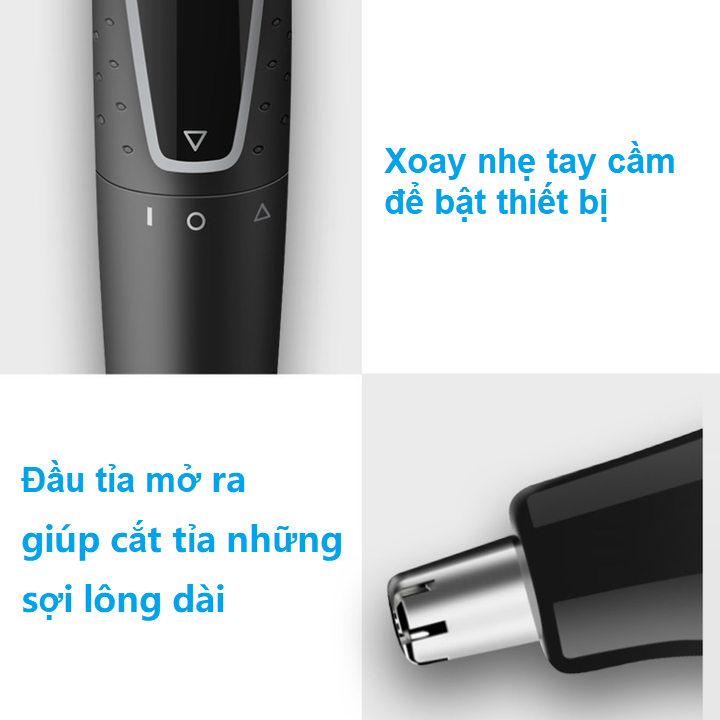 Máy tỉa lông mũi và tai Philips NT1620 Hàng chính hãng