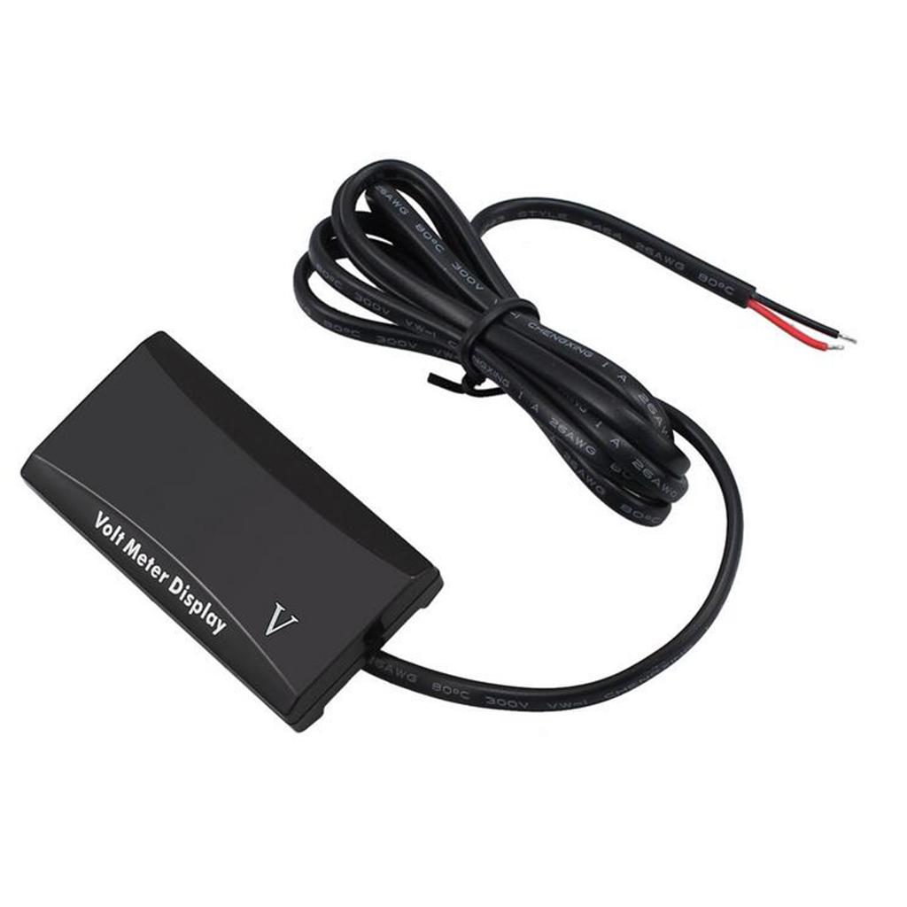 DC 12V LED Panel Digital Voltage Volt Meter Display Voltmeter For Motorcycle Car