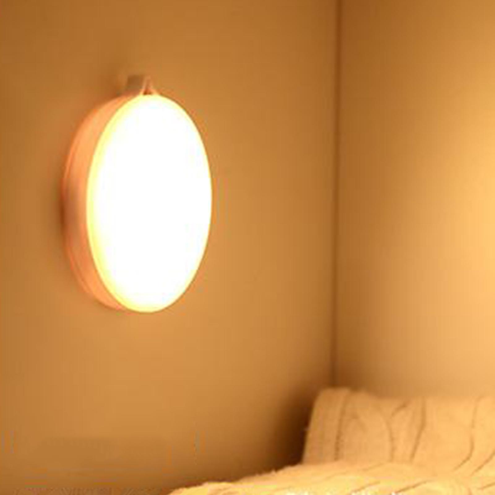 LED motion Sensor light USB rechargeable portable toliet night light magnetic stick hanging wall lamp for bedroom, kitchen, bathroom, kids room