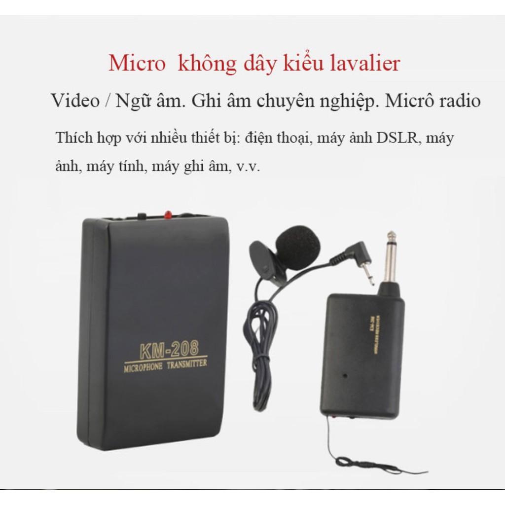 Micro mini không dây áp dụng nhiều ngành nghề Lavalier