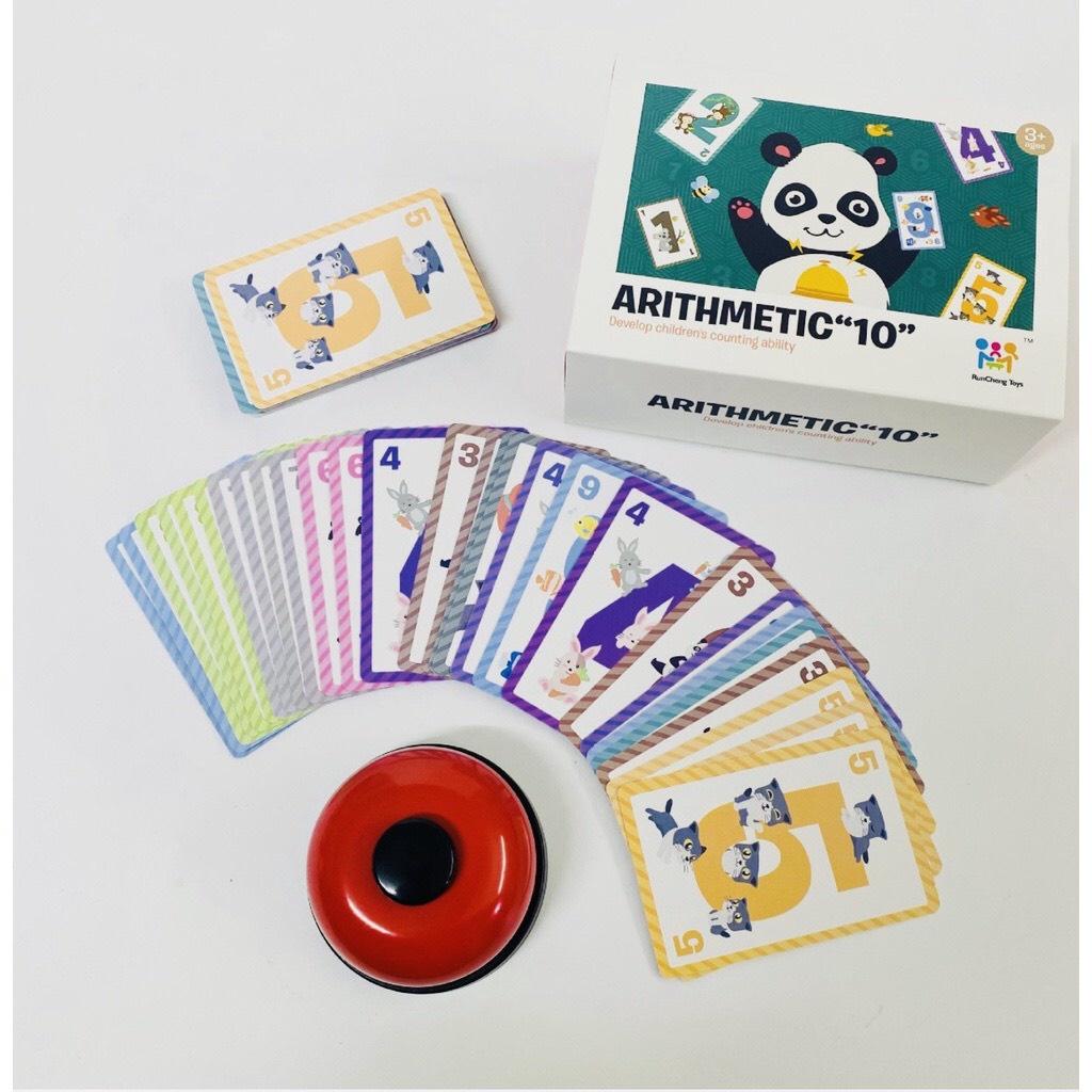 ĐỒ CHƠI TOÁN HOC CRAZY COUNTING CỘNG TRỪ TRONG PHẠM VI 10 KÈM CHUÔNG GIÚP BÉ PHÁT TRIỂN TƯ DUY