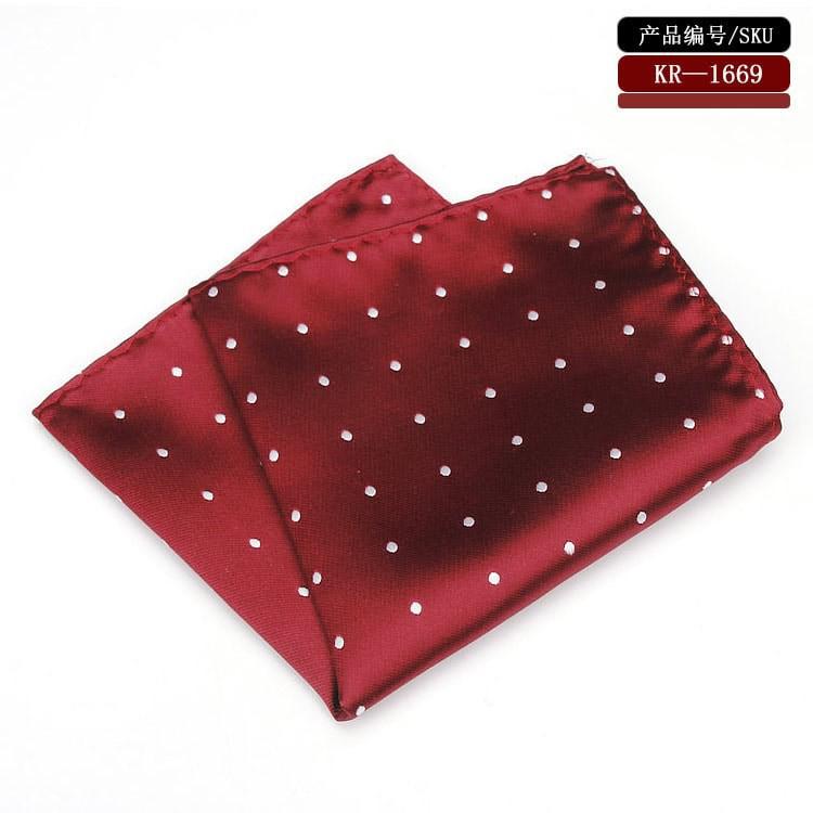 Khăn cài áo vest cho nam _ Pocket square hoạt tiết độc lạ