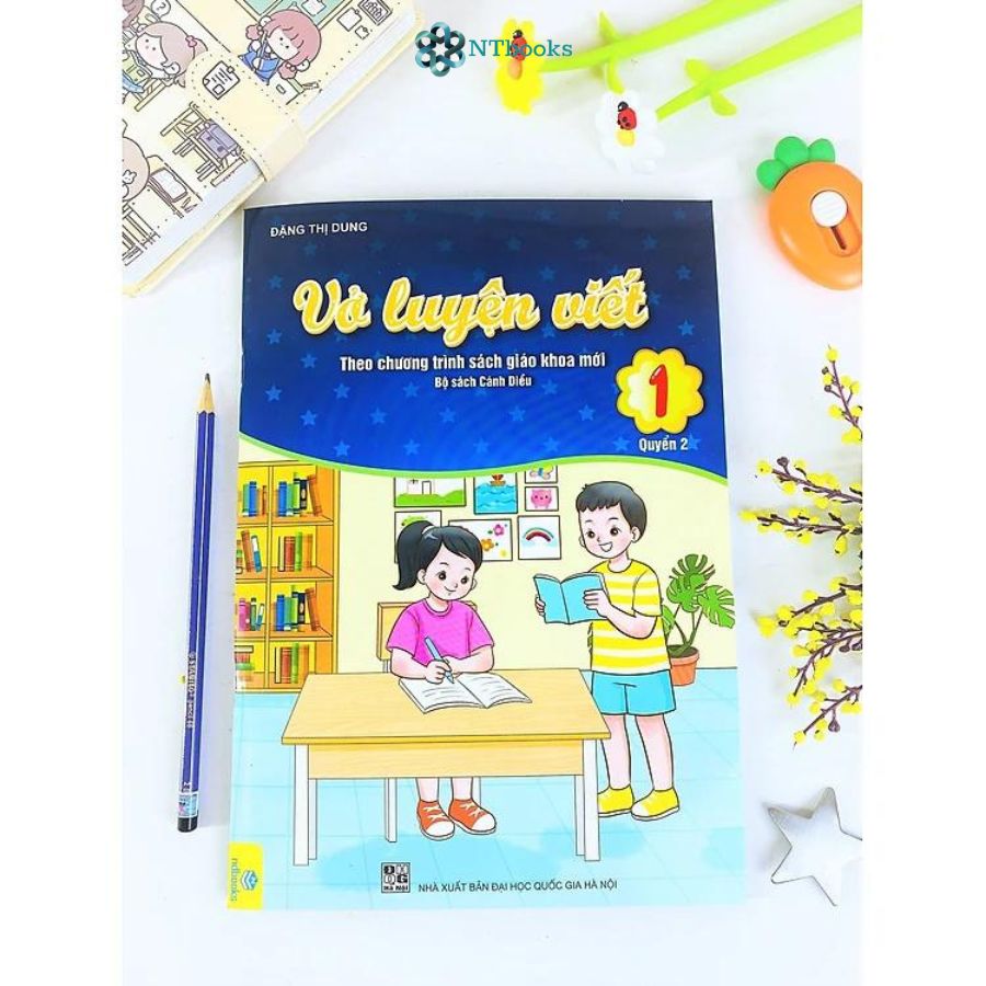 Combo 2 cuốn sách Vở Luyện Viết Lớp 1 - Biên soạn theo chương trình Cánh Diều