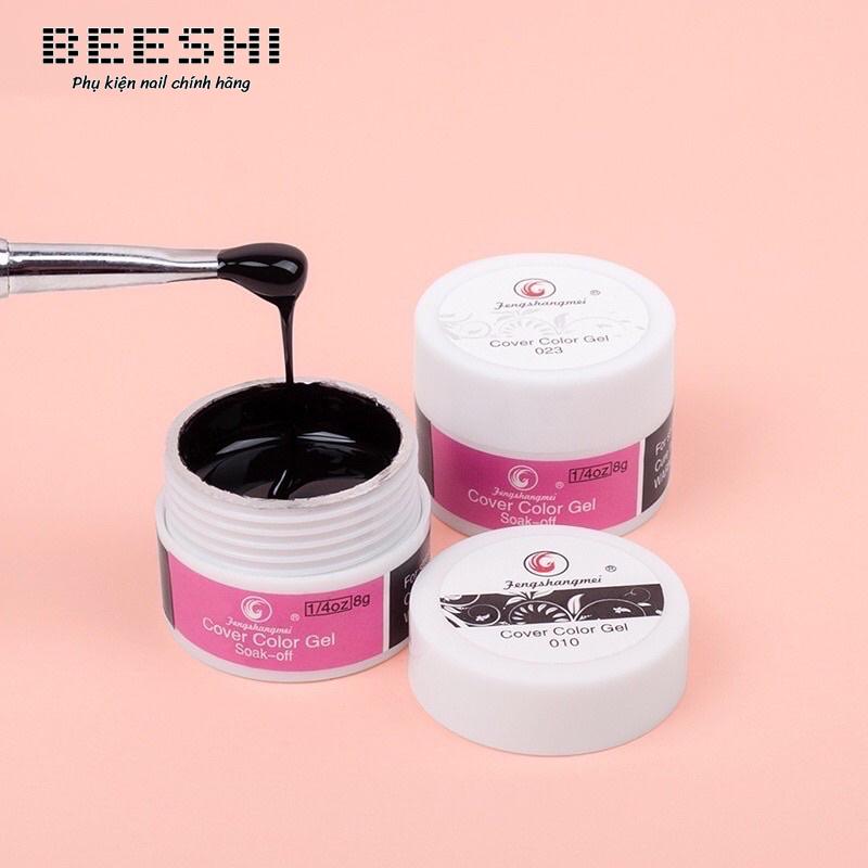 Gel vẽ nổi đen trắng nail siêu đặc 10ml - Beeshi shop nail