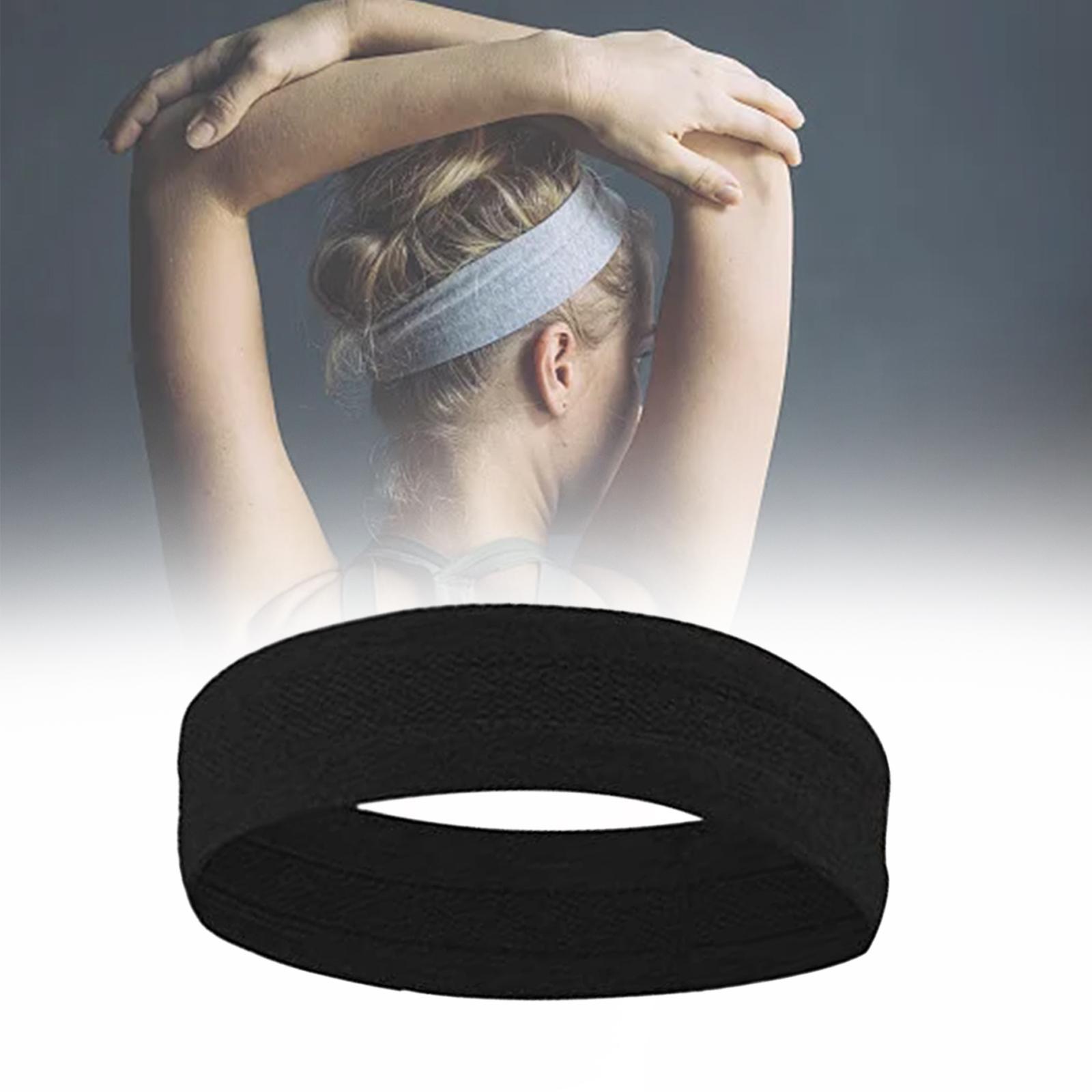 Sweatband Sweat Absorbent Elastic Sports Headbands for Yoga Exercise Climbing