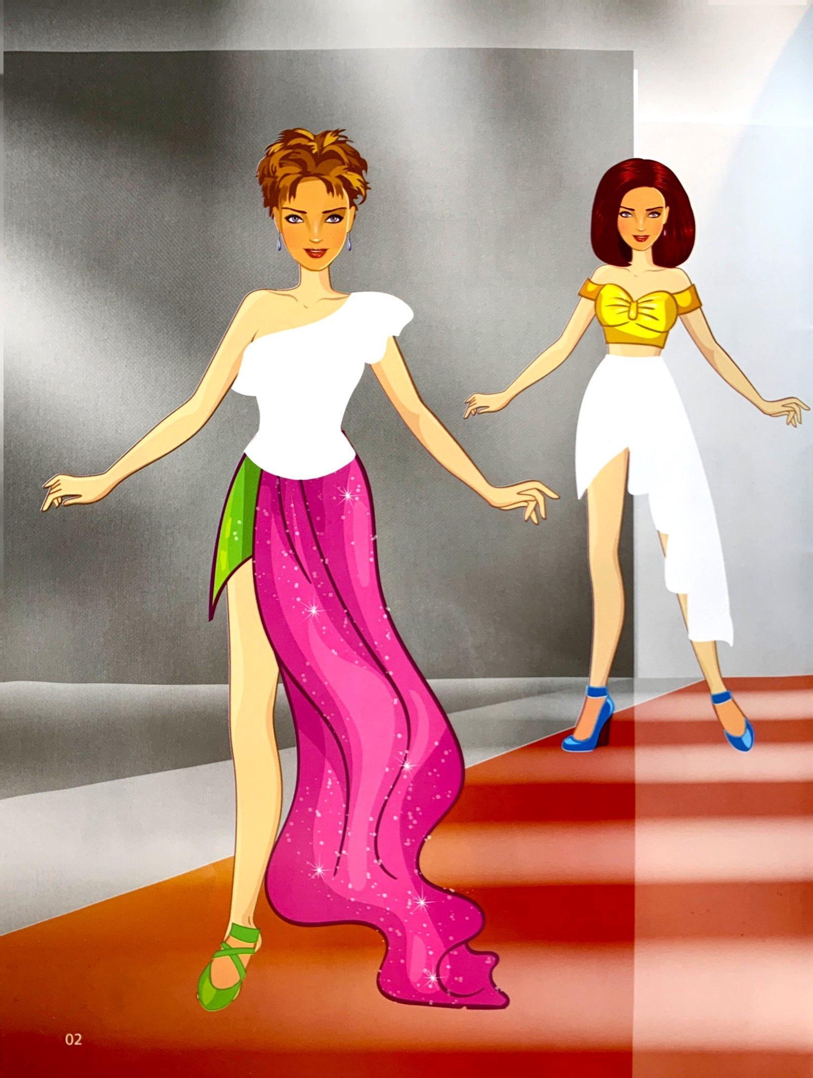 Sticker Fashion - Dán Hình Thời Trang - Tập 1