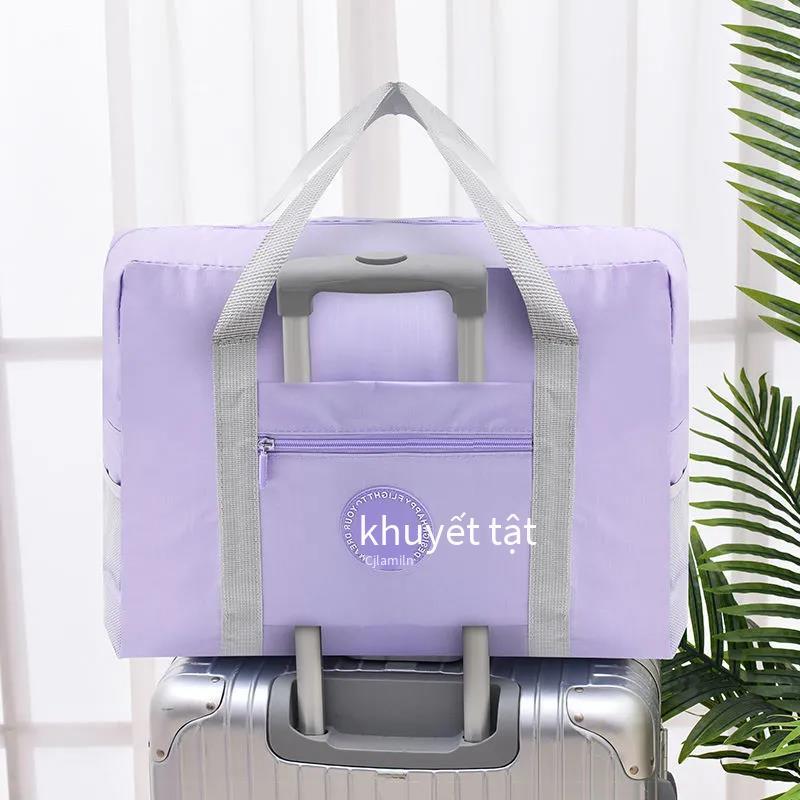 Giao Hàng Nhanh Túi Đựng Đồ Du Lịch Quần Áo Túi Sắp Xếp Di Động Công Suất Lớn Bộ Xe Đẩy Túi Đựng Hành Lý Túi Máy Bay