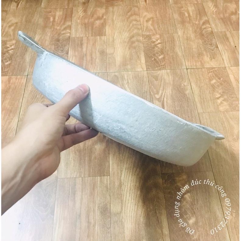 Chảo gang đúc đáy bằng cỡ lớn đk 40cm