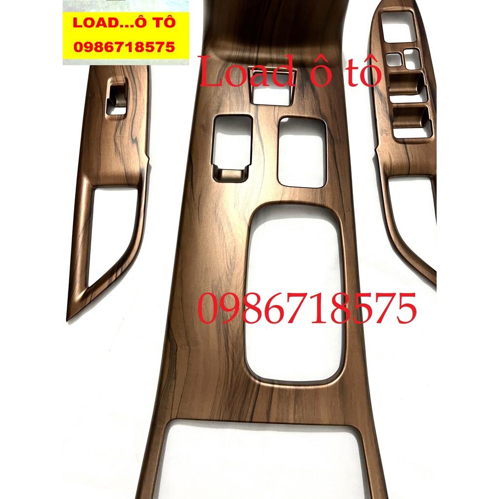 Ốp Nội Thất Vân Gỗ Xe Mitsubishi Outlander 2023-2018 Phanh Điện Tử Cao Cấp Nhất Thị Trường, Sẵn Keo Dán 3M